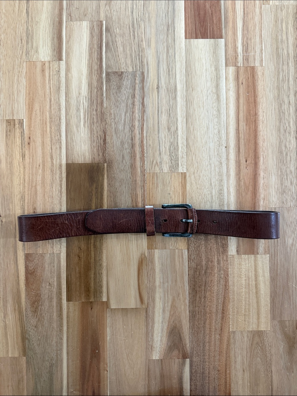 Men's Fossil Brown Leather Belt